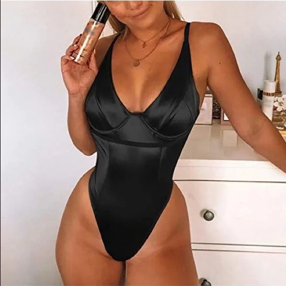 Sexy Tank Top Underwire Bodysuit - Picture 7 of 16